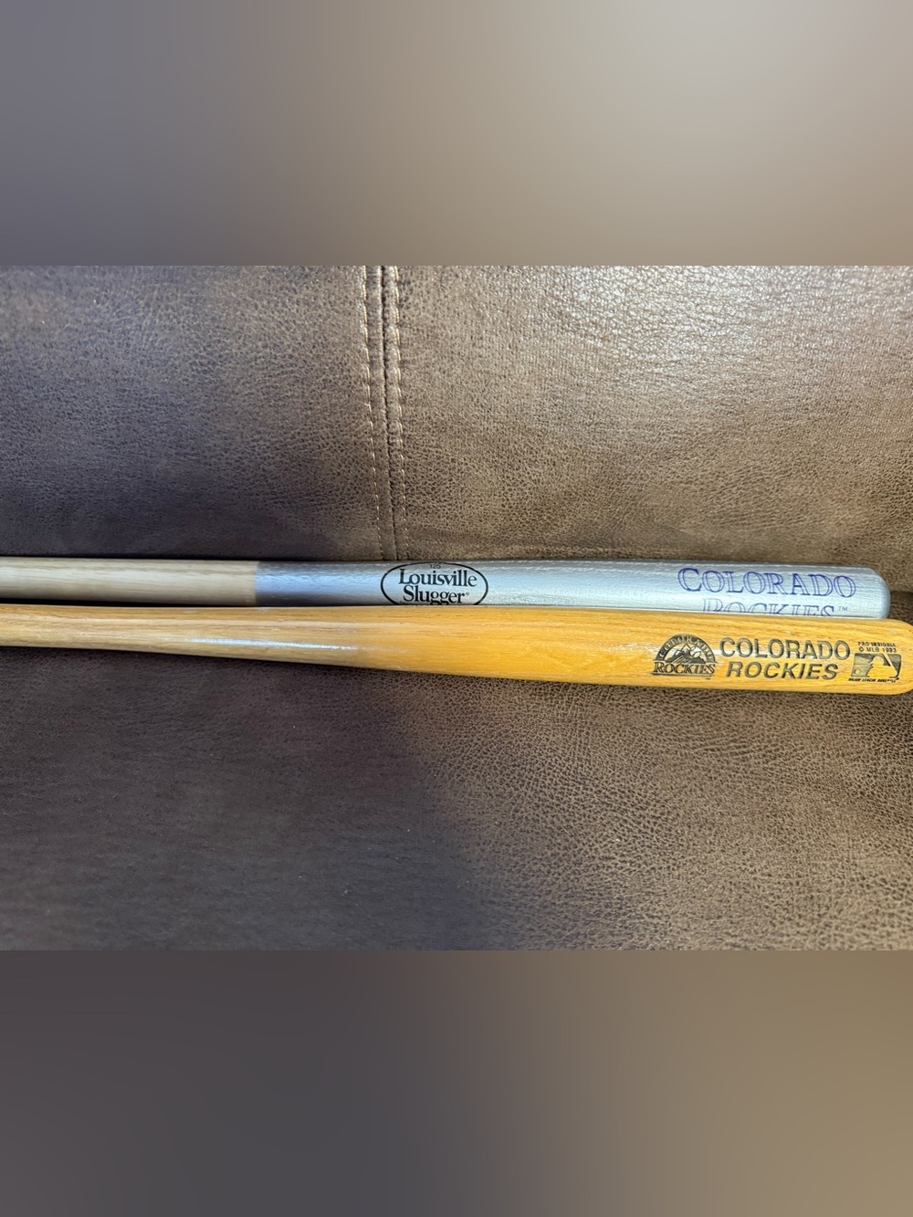 Colorado Rockies (Lot Of 2) MLB 18" Mini Bats Louisville Slugger